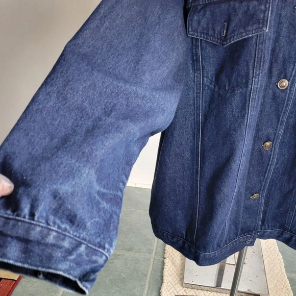 VENEZIA Medium Blue Cotton Denim Women’s Jacket (Plus Size: 1X) - Picture 8 of 14